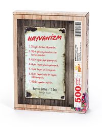 Hayvan Çiftliği - Hayvanizm 7 Emir	Ahşap Puzzle 500 Parça (KT80-D)