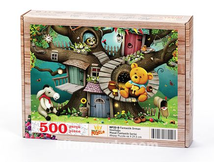 Fantastik Orman Dostluğu Ahşap Puzzle 500 Parça (MF22-D)