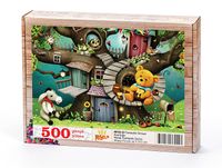 Fantastik Orman Dostluğu Ahşap Puzzle 500 Parça (MF22-D)