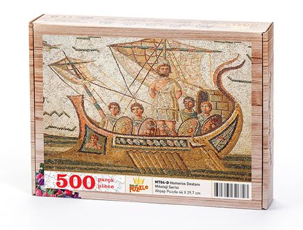 Homeros Destanı Ahşap Puzzle 500 Parça (MT04-D)