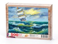 Yelkenli ve Deniz Ahşap Puzzle 500 Parça (MZ02-D)