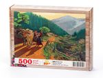Köy Yolu Ahşap Puzzle 500 Parça (MZ04-D)