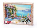 Taraçadan Sahil Ahşap Puzzle 500 Parça (MZ10-D)