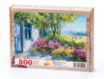 Mavi Pencere Ahşap Puzzle 500 Parça (MZ14-D)