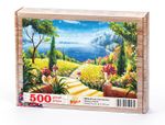 Sahil Merdivenleri Ahşap Puzzle 500 Parça (MZ16-D)