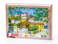 Ada Evleri Ahşap Puzzle 500 Parça (MZ60-D)