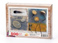 Hindiba ve Zen Taşları Ahşap Puzzle 500 Parça (NT02-D)