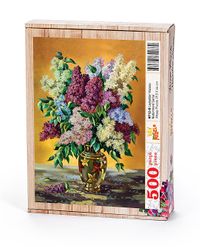 Leylaklar Vazosu Ahşap Puzzle 500 Parça (NT12-D)