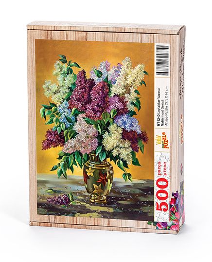 Leylaklar Vazosu Ahşap Puzzle 500 Parça (NT12-D)