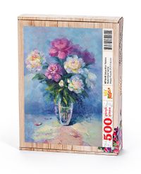 Şakayıklar Vazosu Ahşap Puzzle 500 Parça (NT14-D)