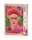 Frida Çiçekli Portre Ahşap Puzzle 500 Parça (PT08-D)
