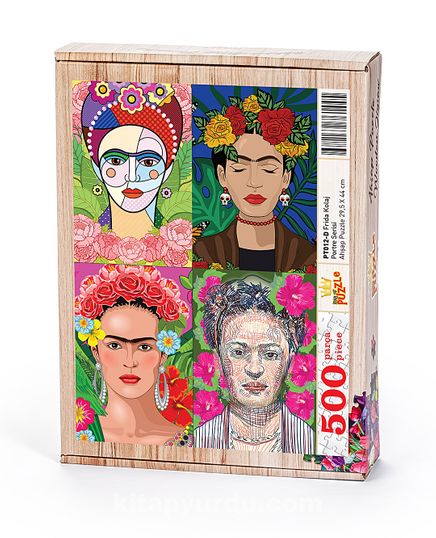 Frida Kolaj Ahşap Puzzle 500 Parça (PT12-D)