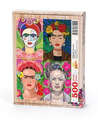 Frida Kolaj Ahşap Puzzle 500 Parça (PT12-D)