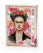 Frida Sulu Boya Ahşap Puzzle 500 Parça(PT14-D)
