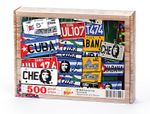 Plakalar Che Ahşap Puzzle 500 Parça (PT18-D)