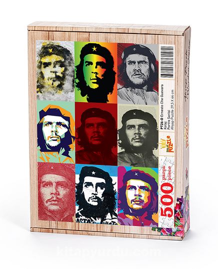 Ernesto Che Guevara Kolaj Ahşap Puzzle 500 Parça (PT26-D)