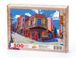 Balat Sokakları - İstanbul Ahşap Puzzle 500 Parça (SK02-D)