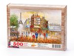 Paris Caddeleri - Fransa Ahşap Puzzle 500 Parça (SK06-D)