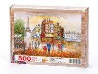 Paris Caddeleri - Fransa Ahşap Puzzle 500 Parça (SK06-D)