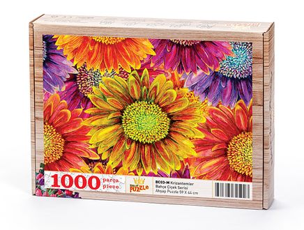 Krizantemler Ahşap Puzzle 1000 Parça (BC03-M)