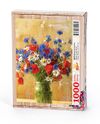 Vazoda Çiçekler Bahçe Çiçek Serisi Ahşap Puzzle 1000 Parça (BC07-M)
