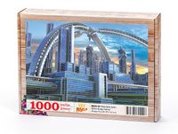 Fütüristik Şehir Ahşap Puzzle 1000 Parça (BK03-M)