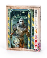 Koşan Fütüristik Asker Ahşap Puzzle 1000 Parça (BK05-M)
