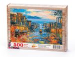 San Francisco Sokakları Ahşap Puzzle 500 Parça (SK14-D)