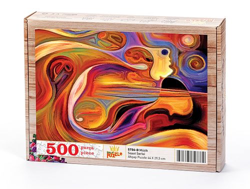 Müzik Ahşap Puzzle 500 Parça (ST06-D)
