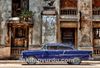 Havana Sokağı ve Mavi Plymouth Ahşap Puzzle 500 Parça (TT06-D)
