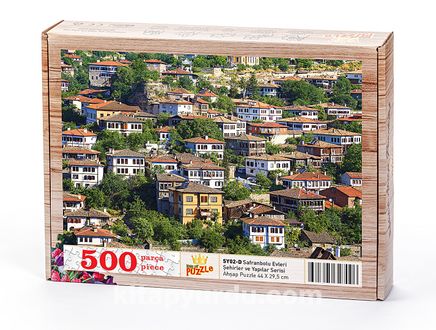 Safranbolu Evleri Ahşap Puzzle 500 Parça (SY02-D) 