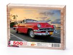 Chevrolet Bel Air - 1954 Ahşap Puzzle 500 Parça (TT02-D)