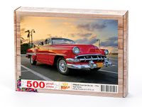 Chevrolet Bel Air - 1954 Ahşap Puzzle 500 Parça (TT02-D)