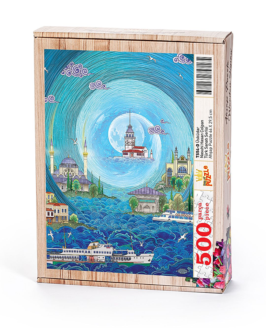 Üsküdar - Nasuhi Hasan Çolpan Ahşap Puzzle 500 Parça (TS54-D