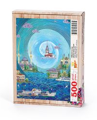 Üsküdar - Nasuhi Hasan Çolpan Ahşap Puzzle 500 Parça (TS54-D)