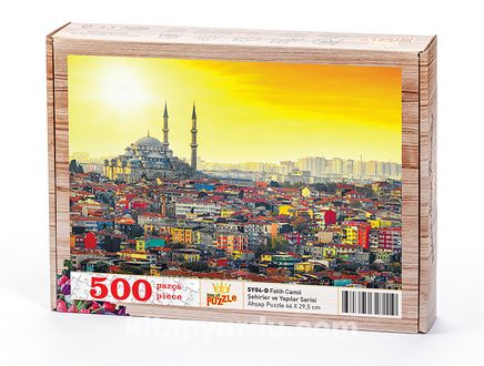 Fatih Camii Ahşap Puzzle 500 Parça (SY04-D)