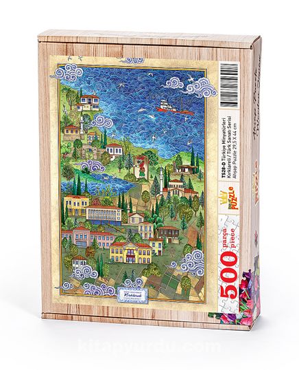 Türkiye Minyatürleri - Kırklareli - Nasuhi Hasan Çolpan Ahşap Puzzle 500 Parça	 (TS28-D)