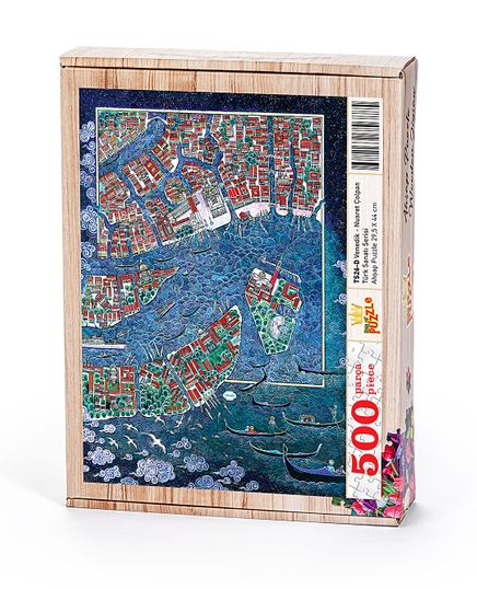 Venedik - Nusret Çolpan Ahşap Puzzle 500 Parça (TS26-D)