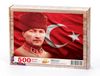 Atatürk Ahşap Puzzle 500 Parça (TR08-D)