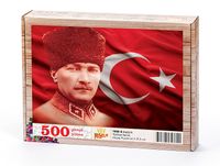 Atatürk Ahşap Puzzle 500 Parça (TR08-D)