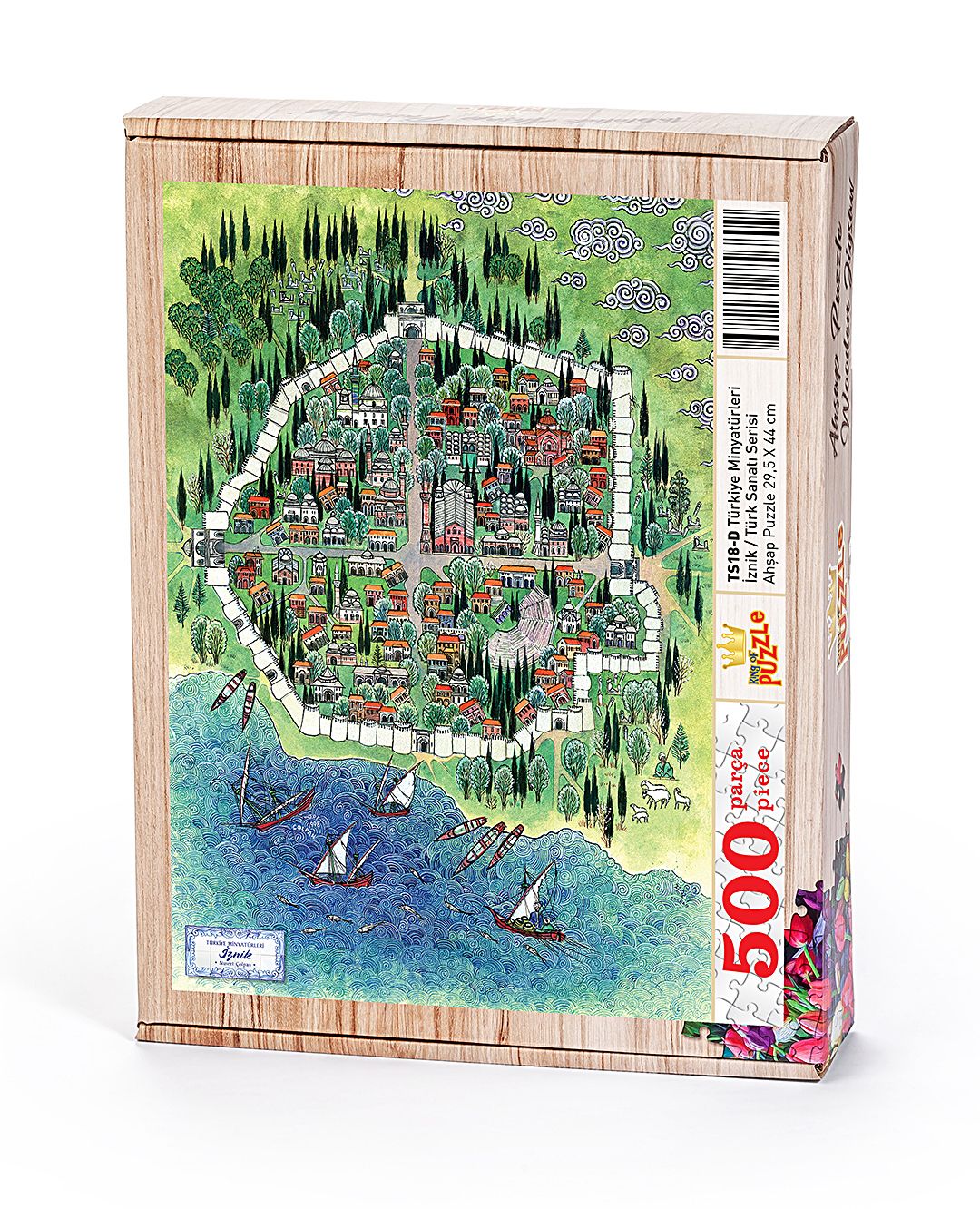 Türkiye Minyatürleri - İznik - Nusret Çolpan Ahşap Puzzle 500