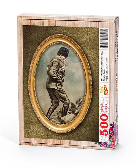 Atatürk Kocatepe'de 1922 Ahşap Puzzle 500 Parça (TR16-D)