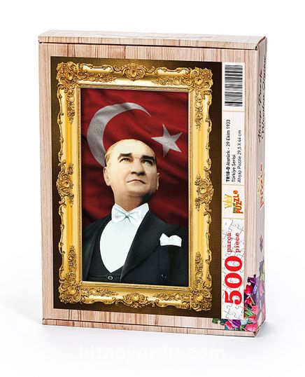 Atatürk - 29 Ekim 1933 Ahşap Puzzle 500 Parça (TR18-D)