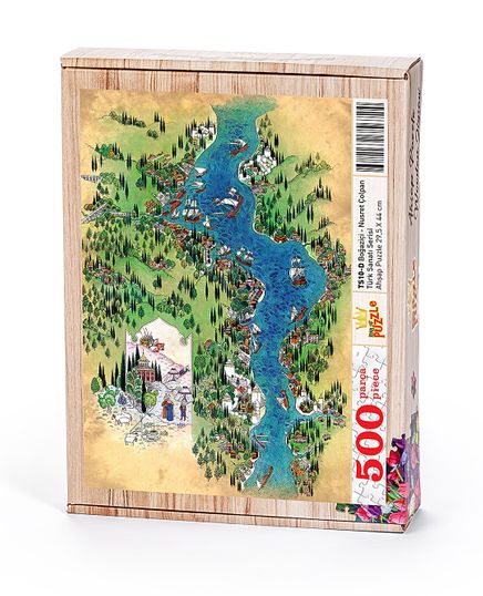 Boğaziçi - Nusret Çolpan Ahşap Puzzle 500 Parça (TS10-D)