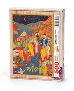 Surname - Minyatür Ahşap Puzzle 500 Parça (TS08-D)