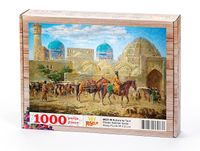 Buhara'da Tacir Ahşap Puzzle 1000 Parça (UK21-M)
