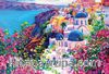Santorini'de Erguvanlar ve Bahar Ahşap Puzzle 1000 Parça (UK17-M)