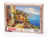 Liman Manzarası Yunanistan Ahşap Puzzle 1000 Parça (UK03-M)