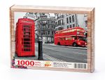 Fleet Caddesi Londra Ahşap Puzzle 1000 Parça (UK01-M)