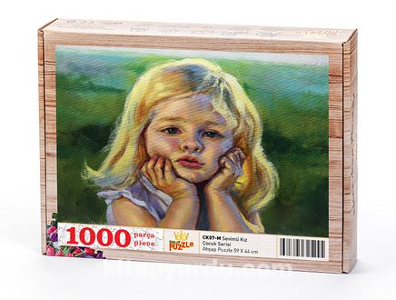 Sevimli Kız Ahşap Puzzle 1000 Parça (CK07-M)